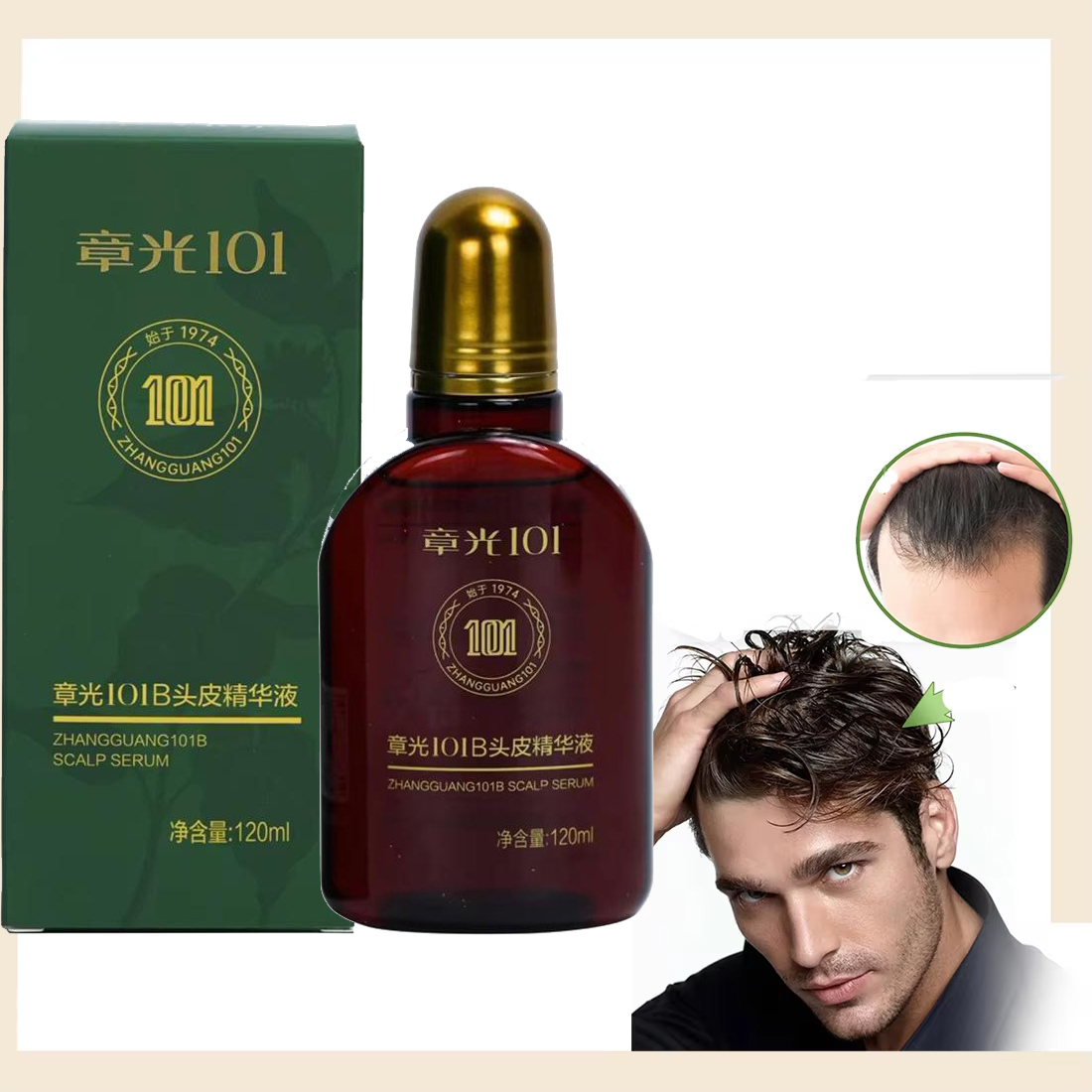 Hair Care Herbal Products - Zhang Guang 101 Ginseng Liquido nutriente