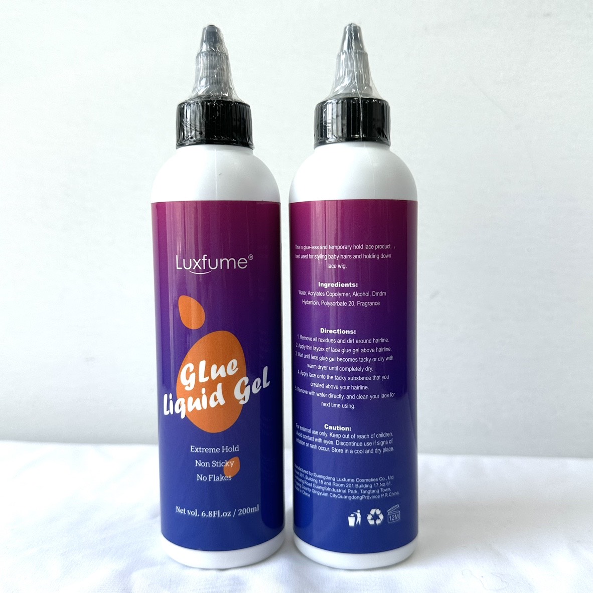 Edge Control Gel - Colla Liquida Gel Invisibile per Parrucche,