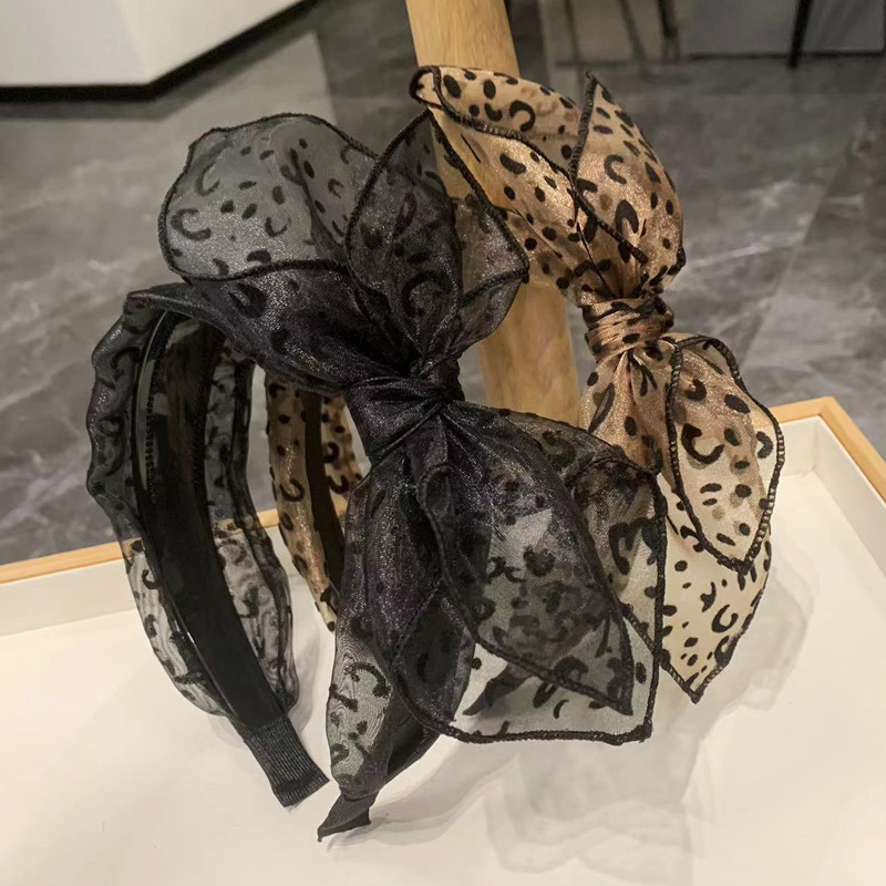 Hair Net Invisible - Fascia per capelli vintage con stampa