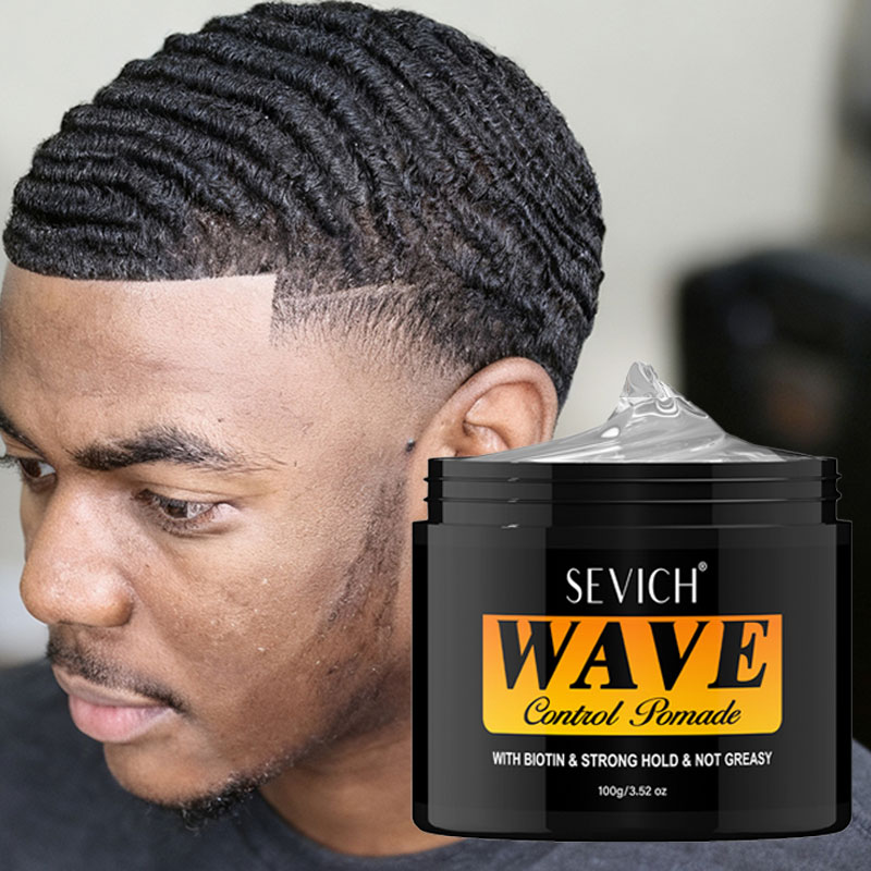 Hair Care Vitamin - Pomata Deep Wave per Uomini Afroamericani,