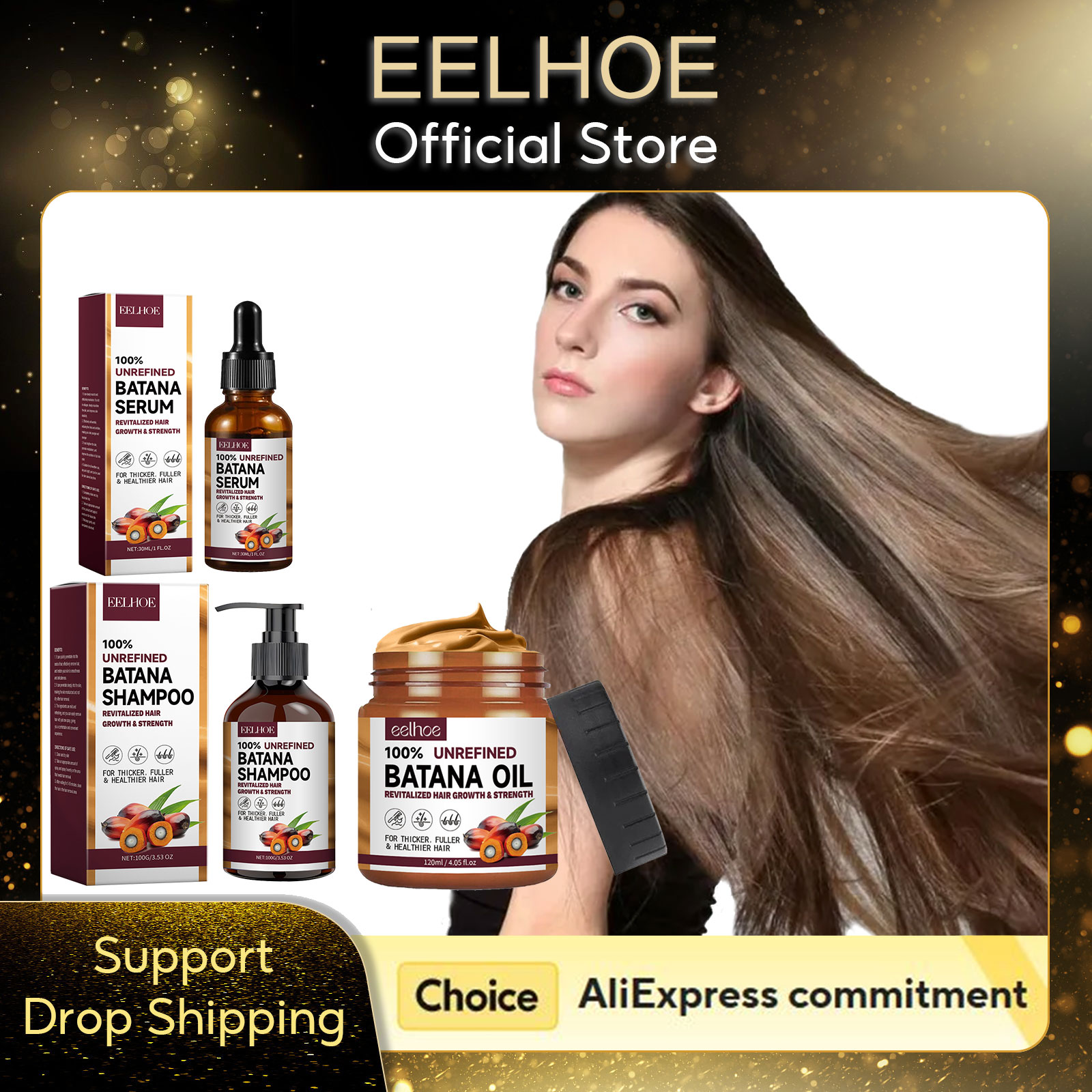 Hair Care Set - EELHOE Shampoo e balsamo per la