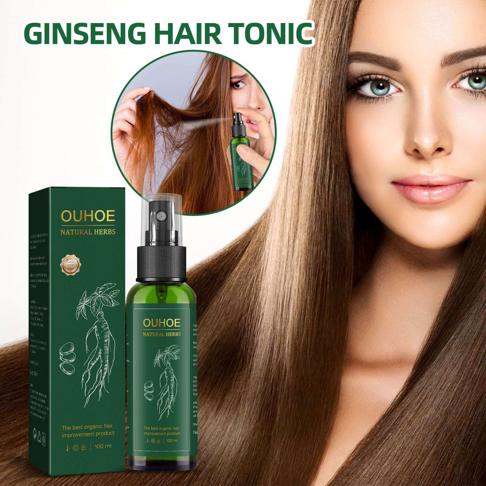 Hair Care Herbal Products - Spray per la cura dei capelli