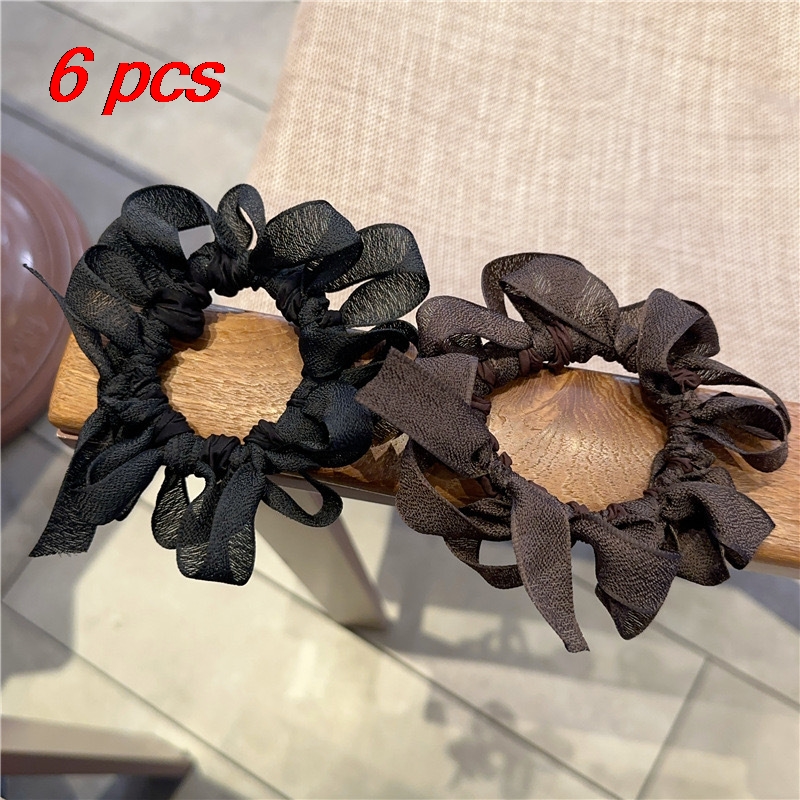 Hair Net Invisible - 6 pezzi Scrunchies per capelli da