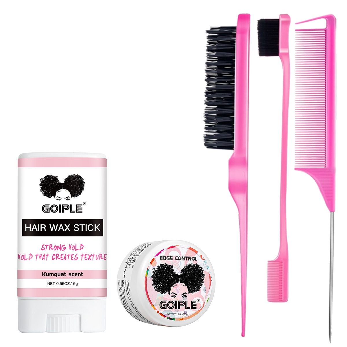 Edge Control Gel - Cera Naturale per Capelli, Gel Controllo