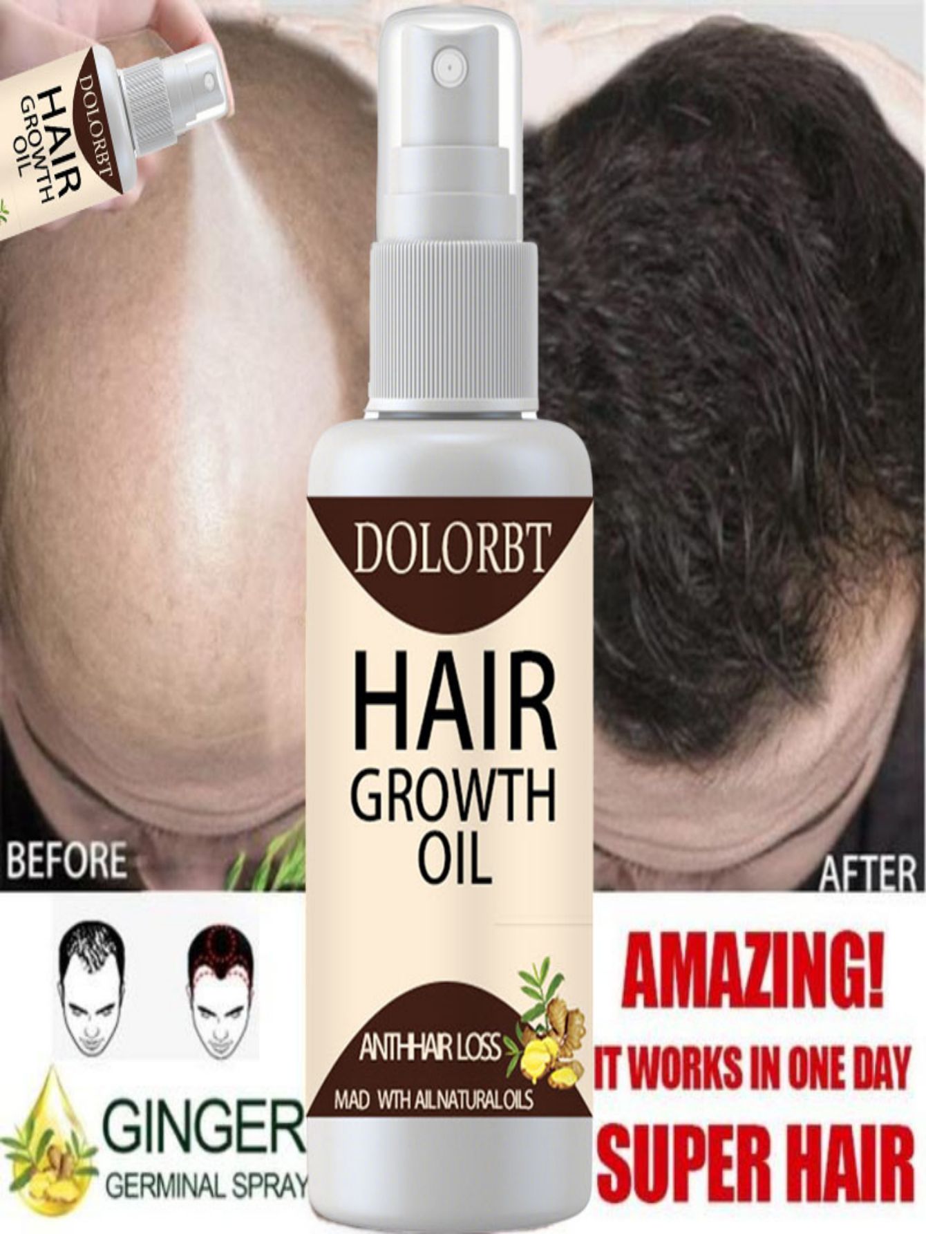 Hair Care Herbal Products - Essenza per la crescita dei capelli