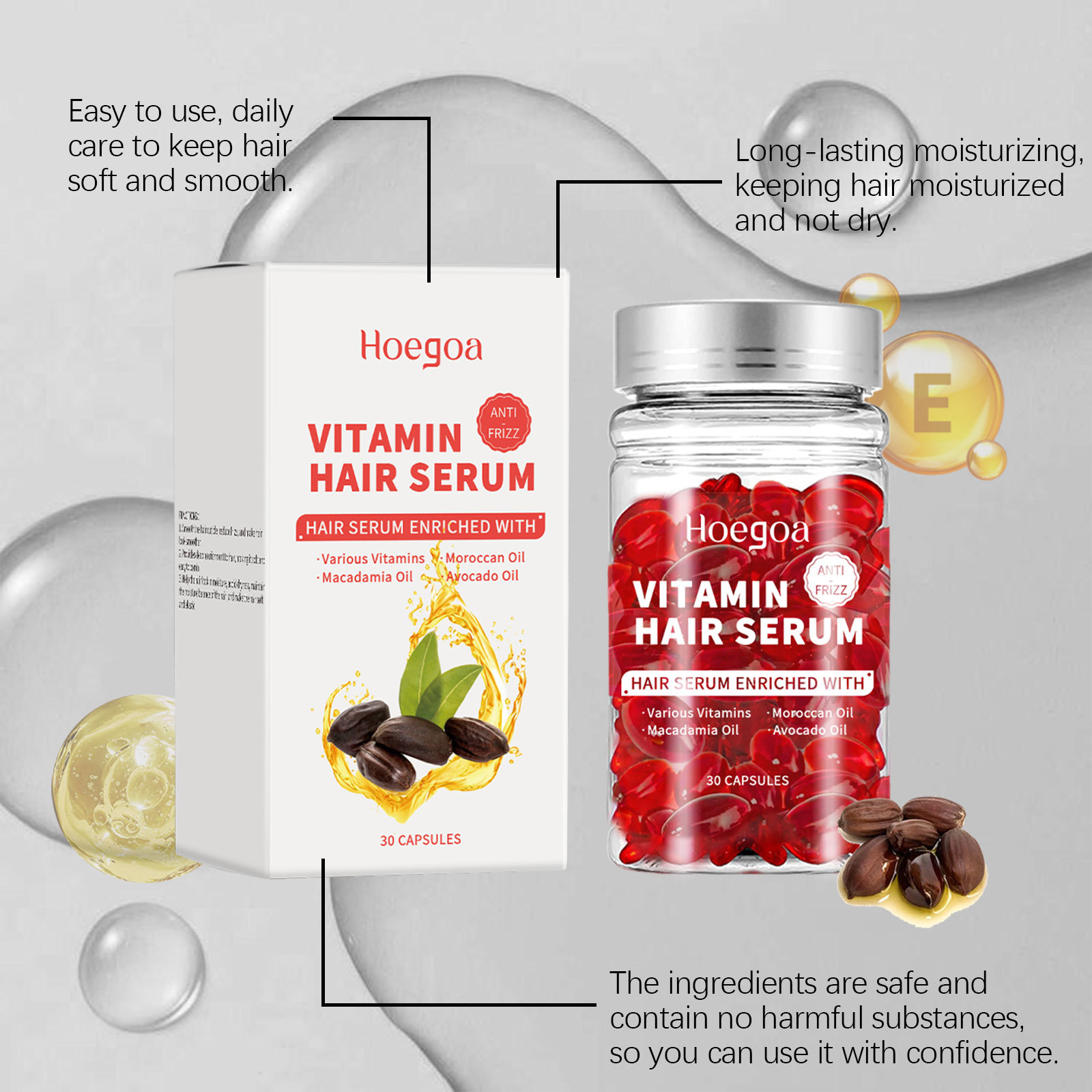 Hair Care Vitamin - Capsule di siero per la cura