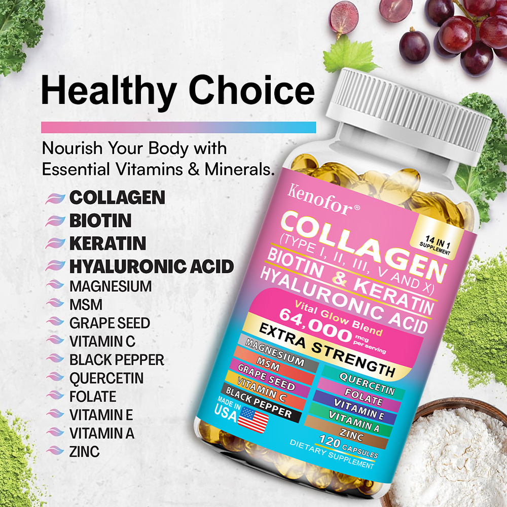 Capsule complesse di collagene - Hair Care Vitamin recensione e prezzo