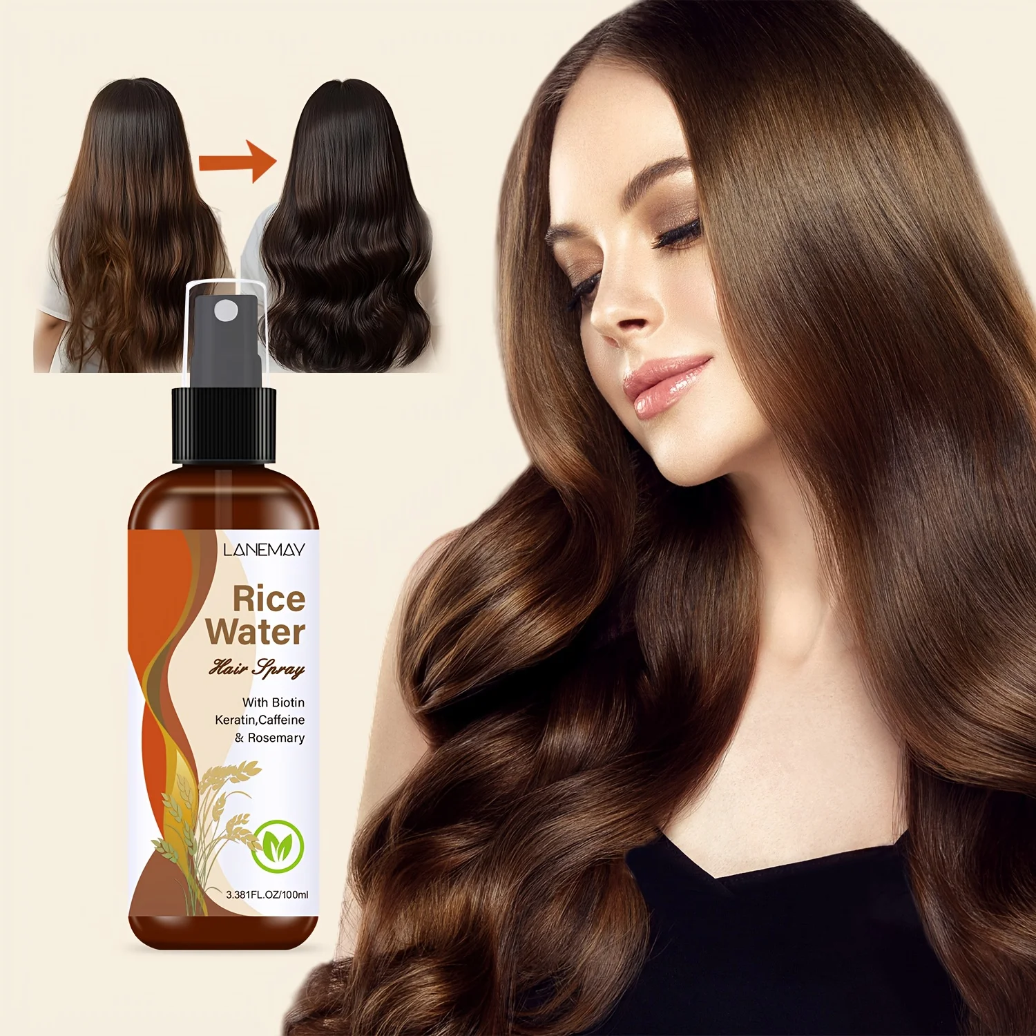 Spray per capelli con acqua di - Hair Care Vitamin recensione e prezzo