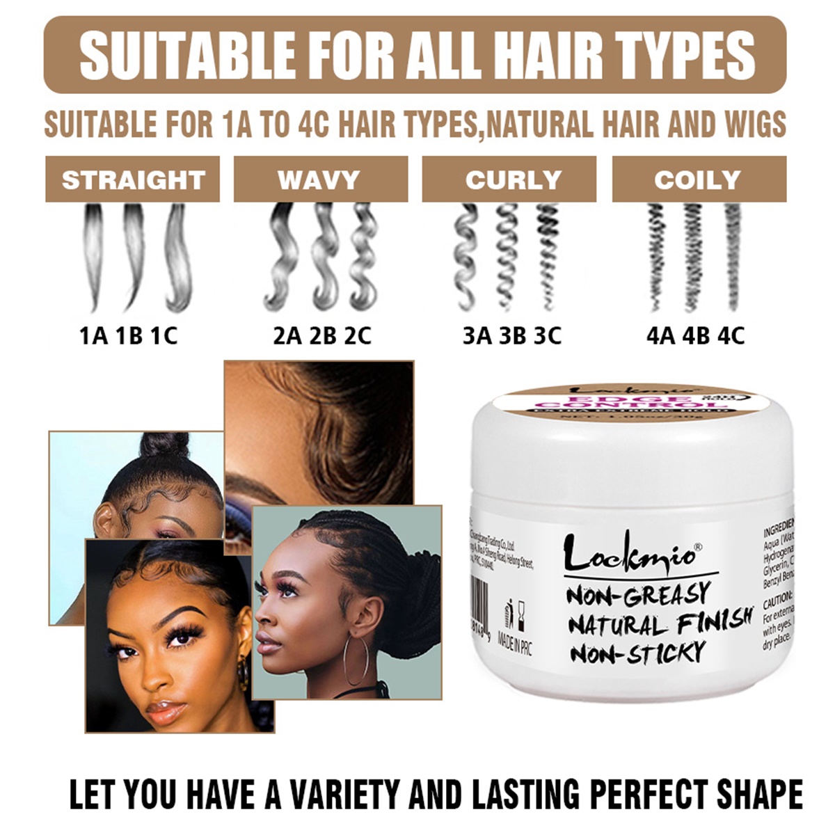 LOCKMIO Cera per Capelli in St - Edge Control Gel recensione e prezzo