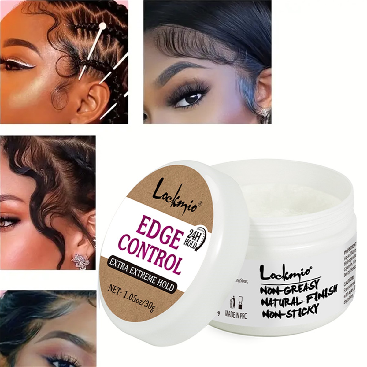 LOCKMIO Cera per Capelli in St - Edge Control Gel recensione e prezzo