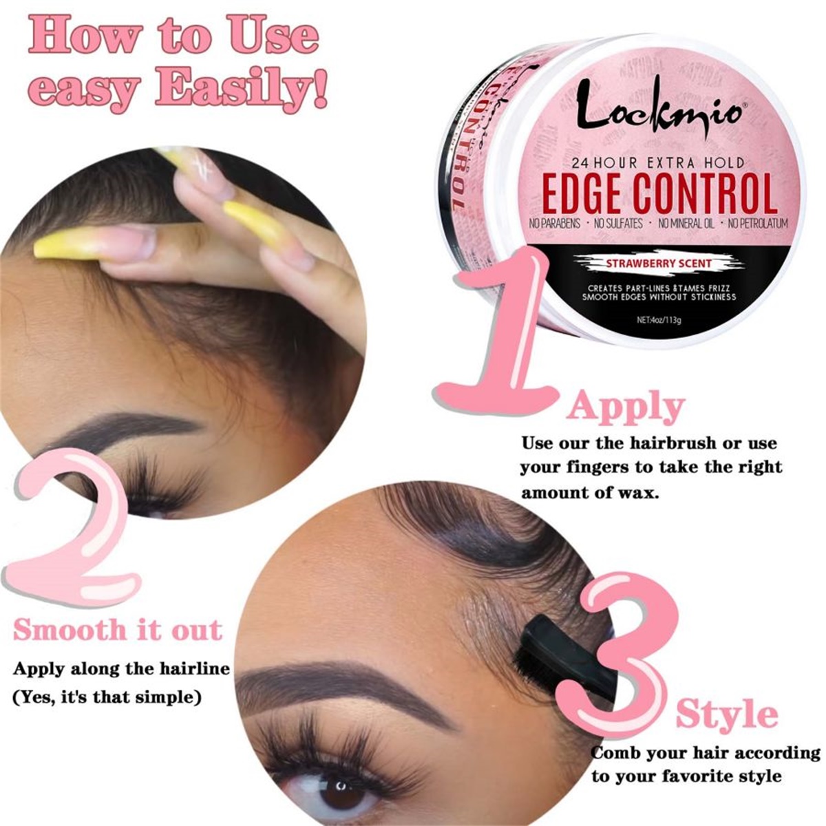 Gel per il Controllo dei Capel - Edge Control Gel recensione e prezzo