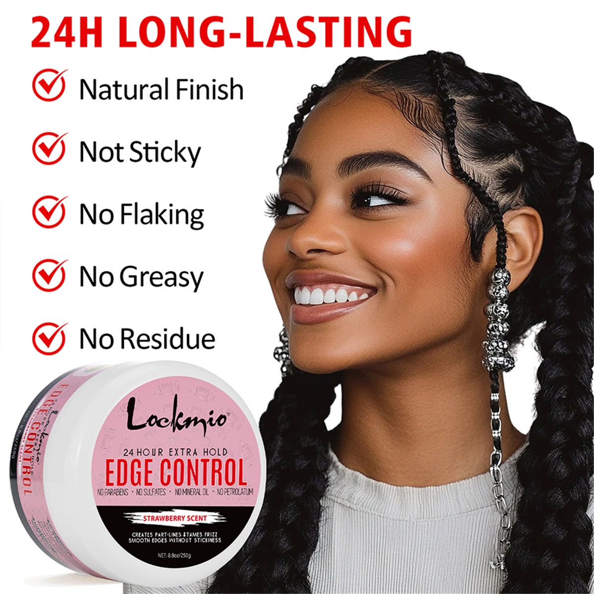 LOCKMIO Cera Modellante per Ca - Edge Control Gel recensione e prezzo